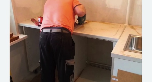 Сборка кухонного гарнитура. Калуга